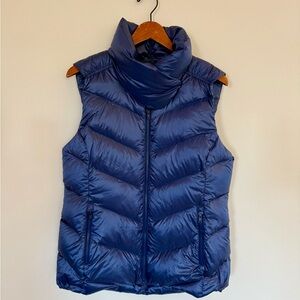 L.L. Bean Blue Quilted Puffer Vest